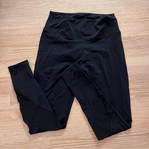 Black marina high rise leggings